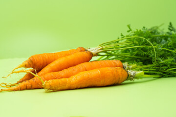 Wall Mural - carrot with leaves