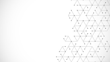 Wall Mural - creative idea of modern design with abstract geometric background. minimalistic vector texture with 
