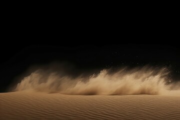 Wall Mural - desert sand explosion effect backdrop