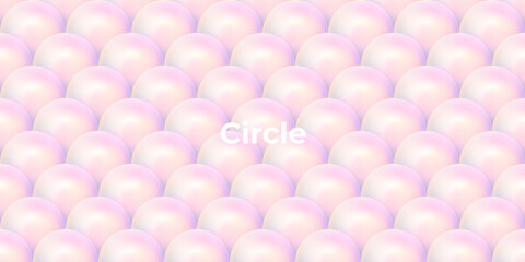 Wall Mural - seamless pattern. abstract circle shapes with gradient. vector set. fluid vivid gradients for banner