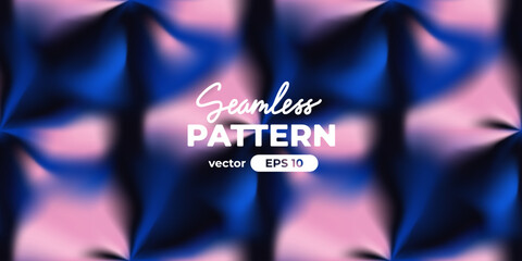 Wall Mural - seamless pattern. abstract circle shapes with gradient. vector set. fluid vivid gradients for banner