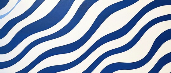 Wall Mural - a blue and white striped wall with a blue stripe