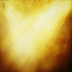 Poster - A warm, soft yellow background emanating gentle light rays, creating a calming atmosphere perfect for creativity or relaxation