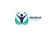 © Work Smartly - Modern logo design for a medical agency featuring a person