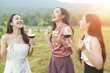 © maeching - Friends are celebrating at a party, nightclubs are raising wine glasses to celebrate friendship.