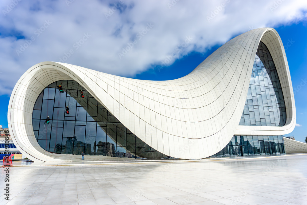 Heydar Aliyev Centre - a futuristic complex in Baku, Azerbaijan ...