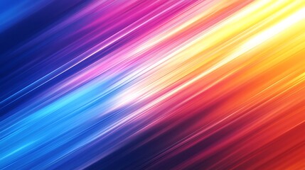 Wall Mural - energetic colorful light streaks creating vibrant abstract patterns image