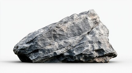 rock isolated on white