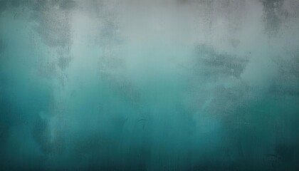 Poster - Serene Abstract Aqua and Teal Gradient Background with Misty Cloud Like Texture, Perfect for Calming Visuals, Minimalist Designs, or Nature Inspired Digital Art Projects