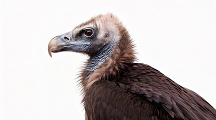 Wall Mural - condor isolated on white background studio shot
