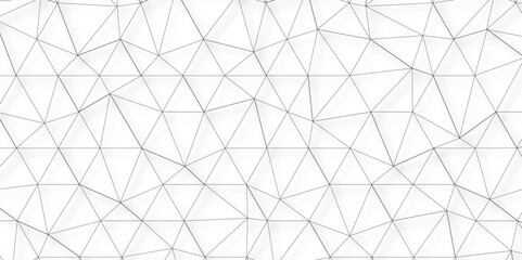Leinwandbilder - Abstract low poly geometric triangle grid background. Mockup isolated on white background. Retro of geometric shapes. Stock vector technology graphic web design wallpaper template, vector illustration