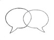 © Vectplus - chat bubbles drawing on white background
