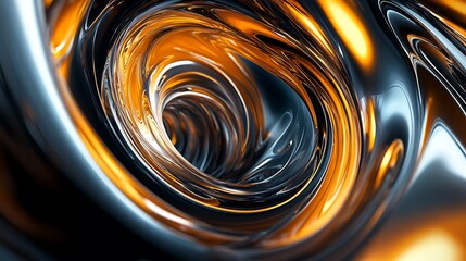 Wall Mural - smooth abstract swirls in a dynamic realistic background layout design