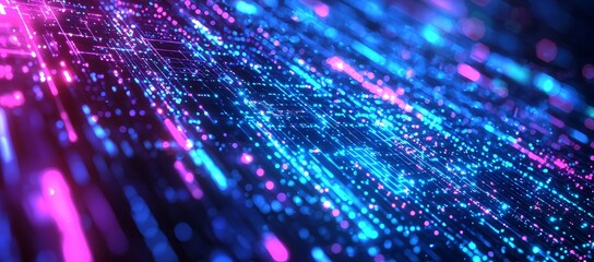 Aufkleber - Data analytics or data science concept. Binary code on dark blue background. Cybersecurity and protection system against online crime threats. Data analytics or data science. Concept in digital