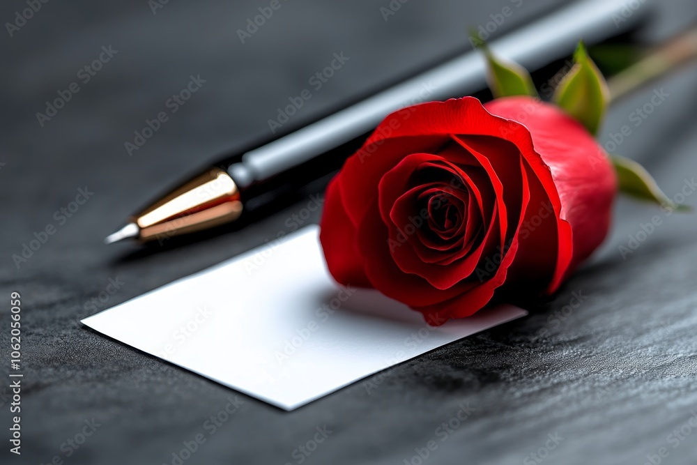 Person writing a heartfelt note for someone special, capturing the ...