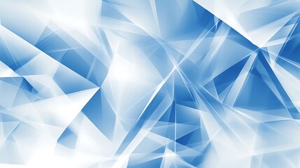 Wall Mural - serene blue triangle abstract wallpaper design