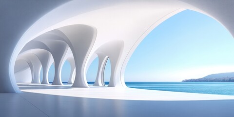 Wall Mural - Modern Archway View.