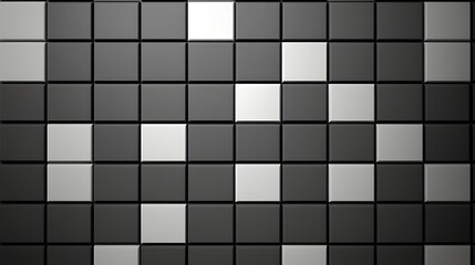 Wall Mural - minimalist monochrome square wallpaper design