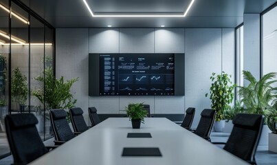 Wall Mural - Modern Meeting Room.