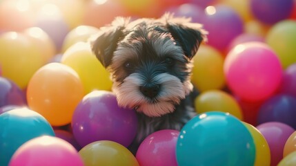 Sticker - Puppy Ball Pit.