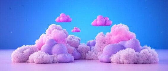 Wall Mural - a generative ai technique was used to create this modern abstract space background with beautiful ga