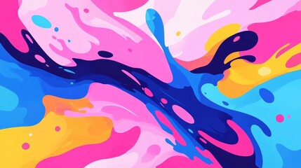 Wave abstract background with colorful colors