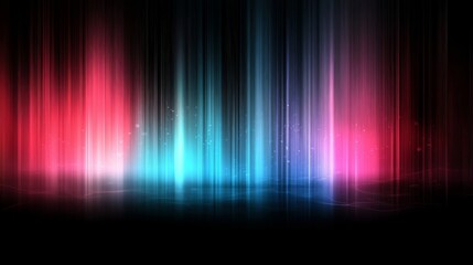 Wall Mural - a dynamic and vibrant display of colorful light streaks is creating a mesmerizing abstract ambiance
