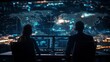 © Cheewynn - Cybersecurity analysts monitoring global threat visualization on digital dashboards in a secure operations environment, focusing on digital defense