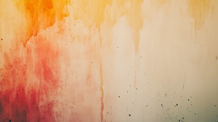 Wall Mural - a vibrant and stunning blend of warm hues that creates a truly beautiful abstract watercolor effect