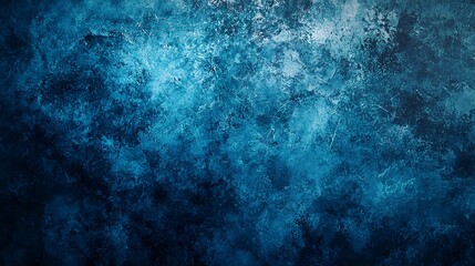 Wall Mural - Abstract background with a textured deep blue grainy appearance.