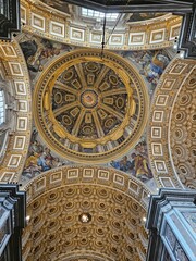 detail of the dome of church