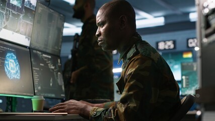 army software developer employing ai tech in military planning and decision making. african american