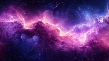 Wall Mural - galaxy holographic background purple night illuminated.