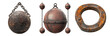 © sri - PNG Vintage Metal Objects for Nautical and Industrial Themes. Isolated on transparent background