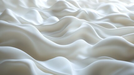 Fototapete - Soft White Smoke Curling and Dissipating in the Air