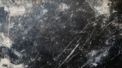 Wall Mural - abstract grunge background with scratches and dust on a black and white.