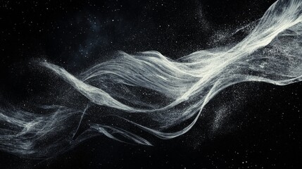 Wall Mural - abstract grunge background with scratches and dust on a black and white.