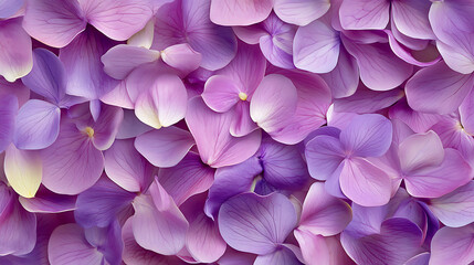 Wall Mural - Vibrant violet petals create stunning floral backdrop, evoking beauty