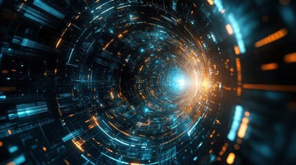 Wall Mural - abstract background backgrounds futuristic technology.