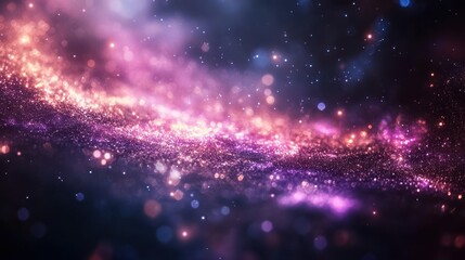 Wall Mural - galaxy holographic background purple night illuminated.