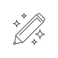Highlighter Icon Outline