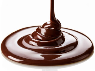 melted dark chocolate