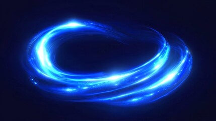 abstract 3d luminous swirls add depth and intrigue.