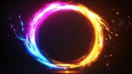 Wall Mural - radiant speed motion graphics with enchanting visuals.