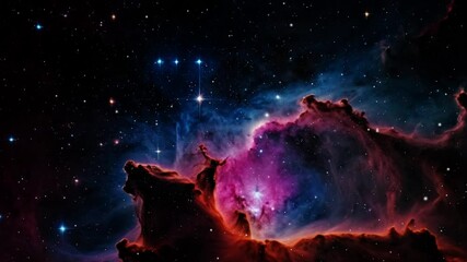 Wall Mural - Starry outer space background texture. Deep space Ultra HD