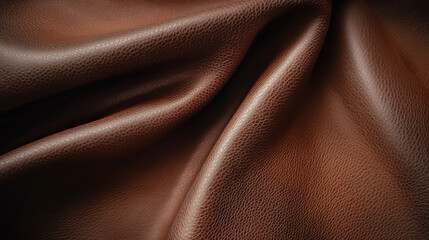 A brown fabric with a shiny surface