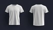 © At My Hat - White t-shirt mockup for design. Perfect for displaying your designs on a blank t-shirt.