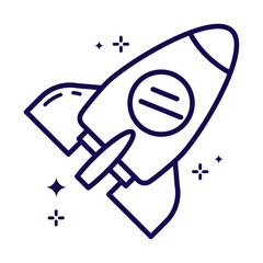 Wall Mural - spaceship minimalist space exploration