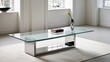 © Six - High-End Glass Table with Minimalist Decor