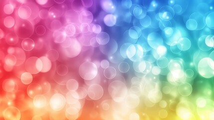 Wall Mural - Colorful Bokeh Lights Abstract Background
